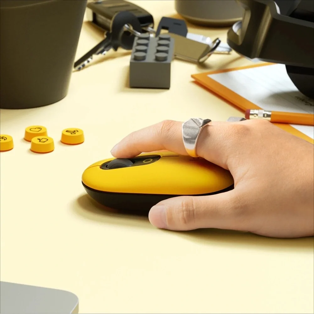 Logitech POP Mechanical Wireless Keyboard with Customizable Emoji Keys